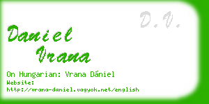 daniel vrana business card