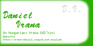 daniel vrana business card
